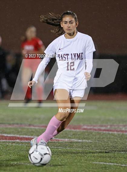 Thumbnail 1 in Norwich Free Academy vs East Lyme (ECC Semifinal) photogallery.