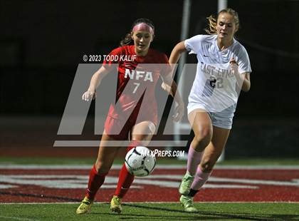 Thumbnail 2 in Norwich Free Academy vs East Lyme (ECC Semifinal) photogallery.