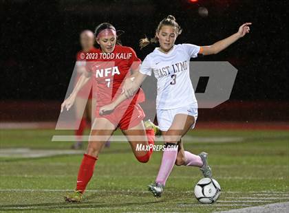 Thumbnail 2 in Norwich Free Academy vs East Lyme (ECC Semifinal) photogallery.
