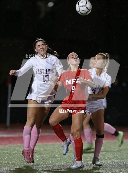 Thumbnail 2 in Norwich Free Academy vs East Lyme (ECC Semifinal) photogallery.