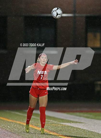 Thumbnail 2 in Norwich Free Academy vs East Lyme (ECC Semifinal) photogallery.