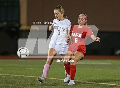Thumbnail 2 in Norwich Free Academy vs East Lyme (ECC Semifinal) photogallery.