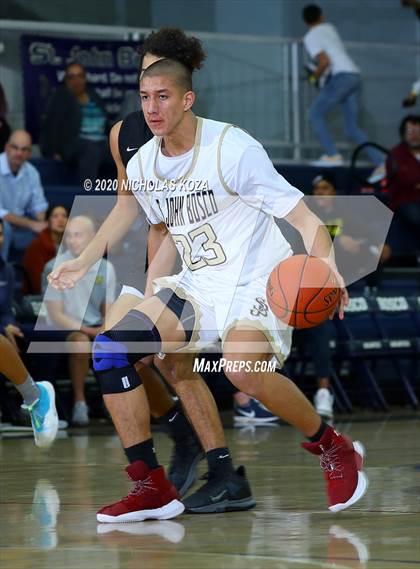 Thumbnail 2 in El Camino Real vs. St. John Bosco (Bosco Dream Showcase) photogallery.