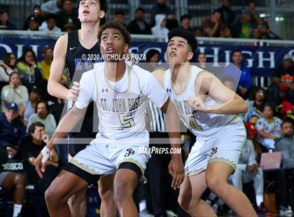 Thumbnail 2 in El Camino Real vs. St. John Bosco (Bosco Dream Showcase) photogallery.