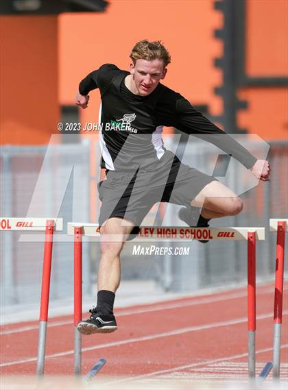 Thumbnail 1 in Fernley League Meet (300 Meter Hurdles) photogallery.