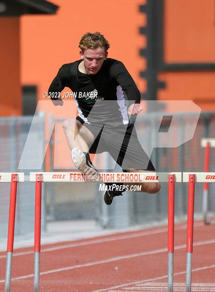 Thumbnail 1 in Fernley League Meet (300 Meter Hurdles) photogallery.