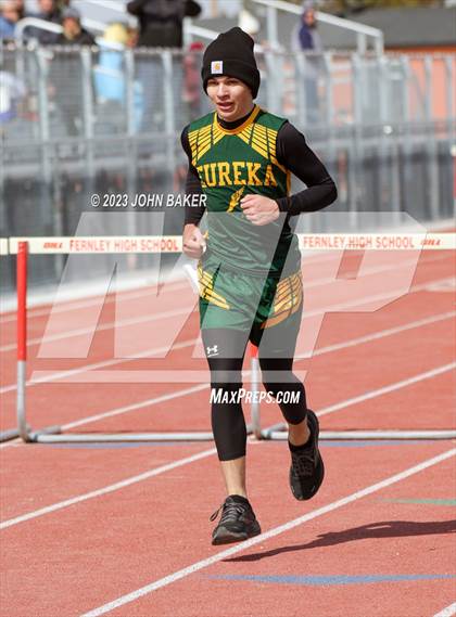 Thumbnail 2 in Fernley League Meet (300 Meter Hurdles) photogallery.