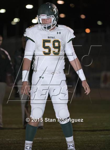 Thumbnail 2 in Royal @ Arroyo Grande (CIF SS 1st Round) photogallery.