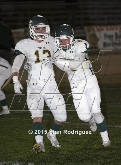 Thumbnail 2 in Royal @ Arroyo Grande (CIF SS 1st Round) photogallery.