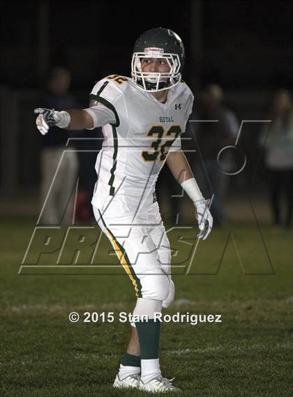 Thumbnail 2 in Royal @ Arroyo Grande (CIF SS 1st Round) photogallery.