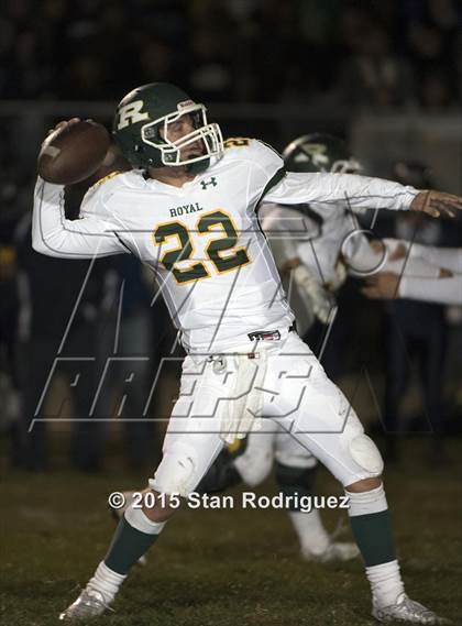 Thumbnail 3 in Royal @ Arroyo Grande (CIF SS 1st Round) photogallery.
