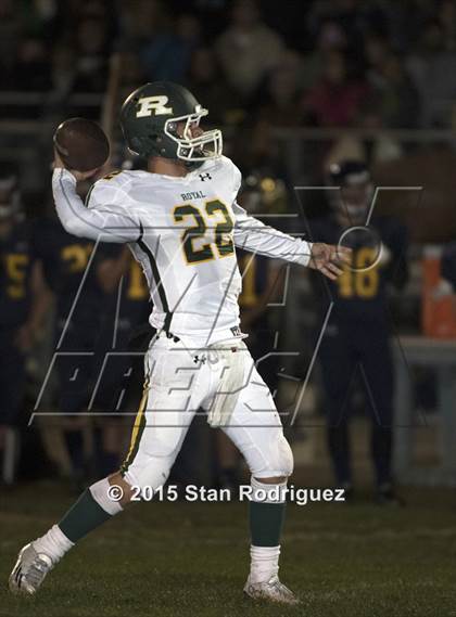 Thumbnail 3 in Royal @ Arroyo Grande (CIF SS 1st Round) photogallery.