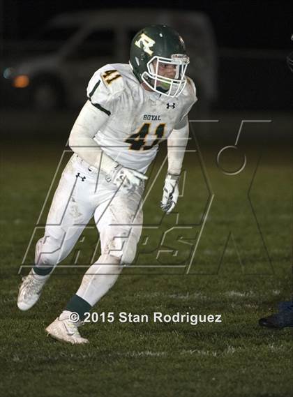Thumbnail 2 in Royal @ Arroyo Grande (CIF SS 1st Round) photogallery.