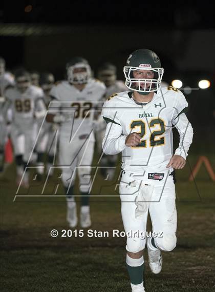 Thumbnail 1 in Royal @ Arroyo Grande (CIF SS 1st Round) photogallery.