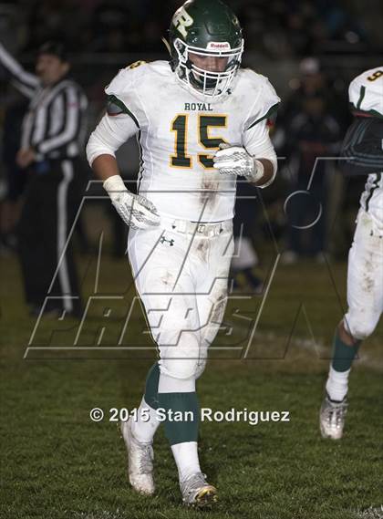 Thumbnail 2 in Royal @ Arroyo Grande (CIF SS 1st Round) photogallery.