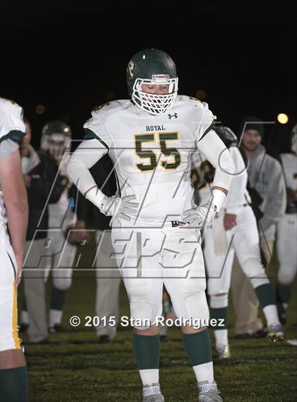 Thumbnail 1 in Royal @ Arroyo Grande (CIF SS 1st Round) photogallery.