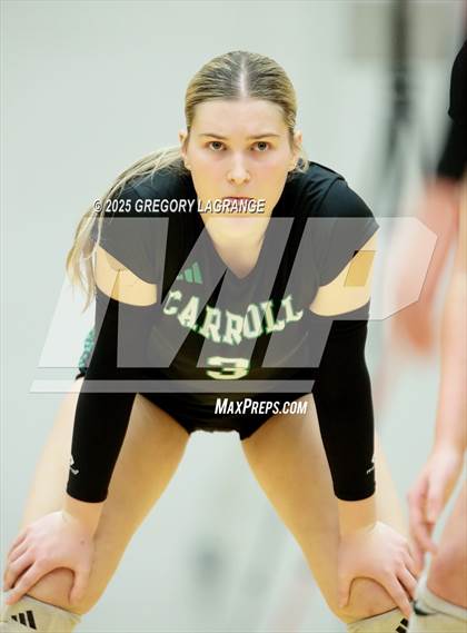 Thumbnail 1 in Tomball vs Southlake Carroll (UIL 6A D2 Volleyball Semi-final) photogallery.