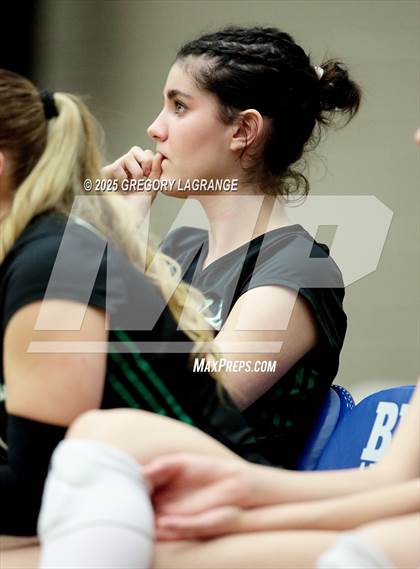 Thumbnail 2 in Tomball vs Southlake Carroll (UIL 6A D2 Volleyball Semi-final) photogallery.