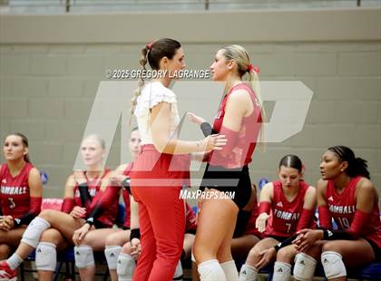 Thumbnail 2 in Tomball vs Southlake Carroll (UIL 6A D2 Volleyball Semi-final) photogallery.