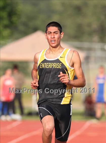 Thumbnail 1 in CIF NS Masters Track & Field Championships (Boys 1600) photogallery.