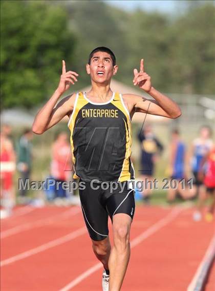 Thumbnail 2 in CIF NS Masters Track & Field Championships (Boys 1600) photogallery.