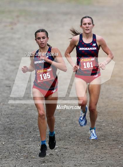 Thumbnail 3 in CIF Central Section Cross Country Championships (Girls D1 Race) photogallery.