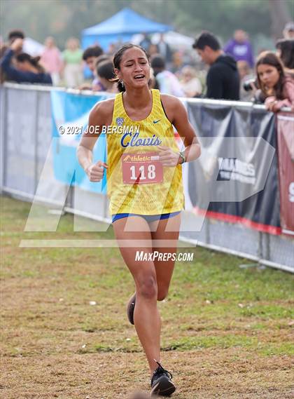 Thumbnail 1 in CIF Central Section Cross Country Championships (Girls D1 Race) photogallery.