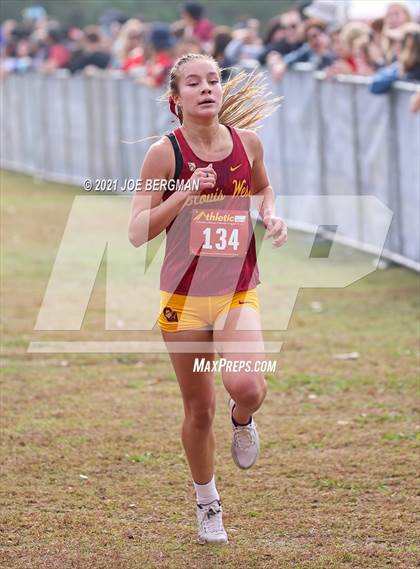 Thumbnail 2 in CIF Central Section Cross Country Championships (Girls D1 Race) photogallery.