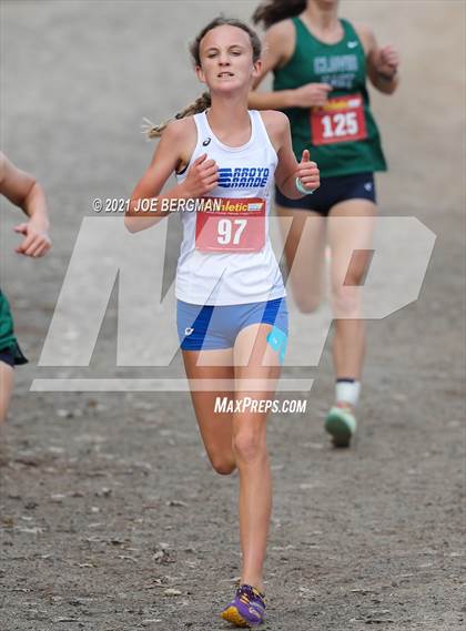 Thumbnail 3 in CIF Central Section Cross Country Championships (Girls D1 Race) photogallery.
