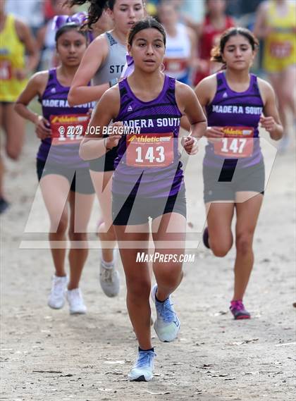 Thumbnail 1 in CIF Central Section Cross Country Championships (Girls D1 Race) photogallery.