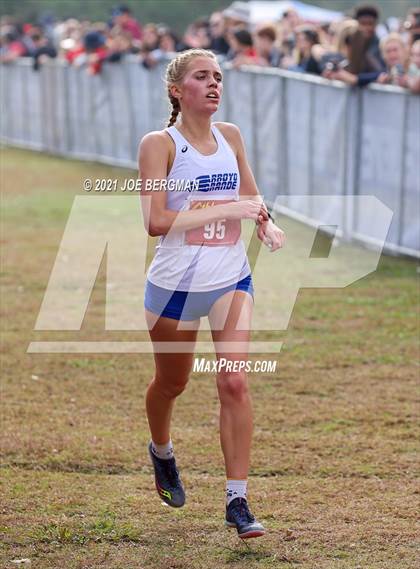 Thumbnail 2 in CIF Central Section Cross Country Championships (Girls D1 Race) photogallery.