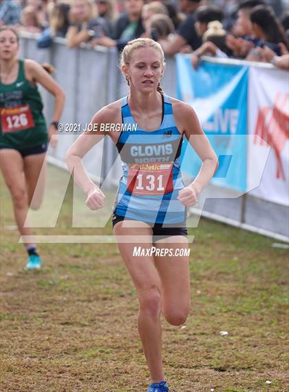 Thumbnail 1 in CIF Central Section Cross Country Championships (Girls D1 Race) photogallery.