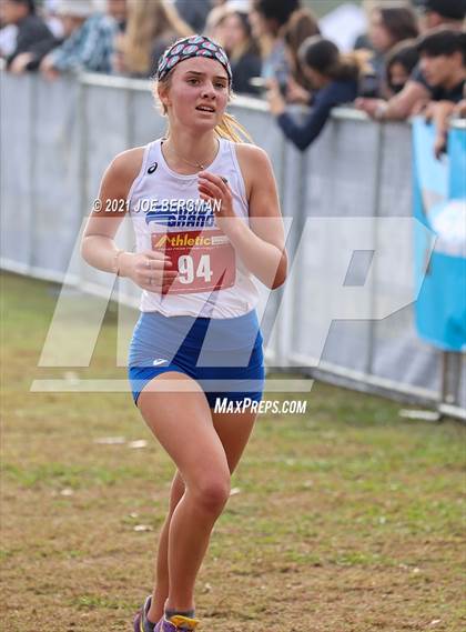 Thumbnail 2 in CIF Central Section Cross Country Championships (Girls D1 Race) photogallery.