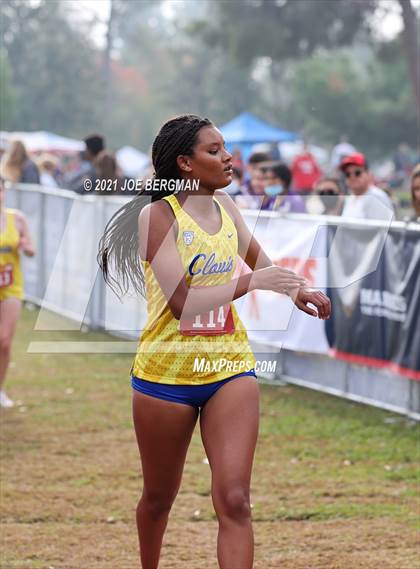 Thumbnail 1 in CIF Central Section Cross Country Championships (Girls D1 Race) photogallery.