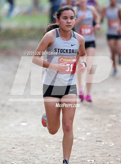 Thumbnail 1 in CIF Central Section Cross Country Championships (Girls D1 Race) photogallery.