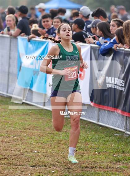 Thumbnail 1 in CIF Central Section Cross Country Championships (Girls D1 Race) photogallery.