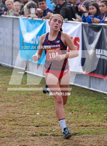 Thumbnail 1 in CIF Central Section Cross Country Championships (Girls D1 Race) photogallery.