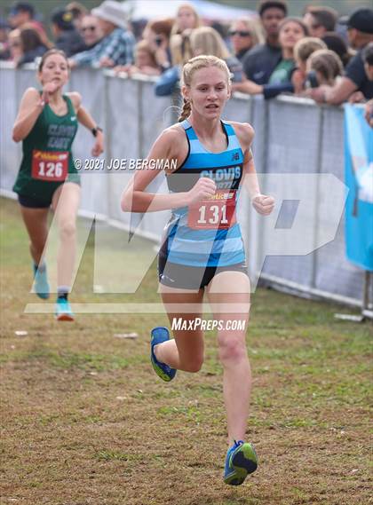 Thumbnail 3 in CIF Central Section Cross Country Championships (Girls D1 Race) photogallery.