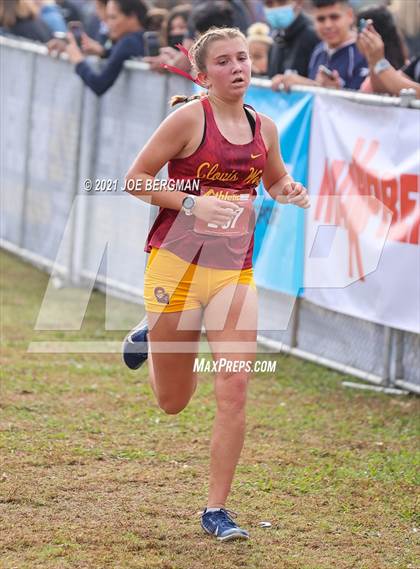 Thumbnail 1 in CIF Central Section Cross Country Championships (Girls D1 Race) photogallery.