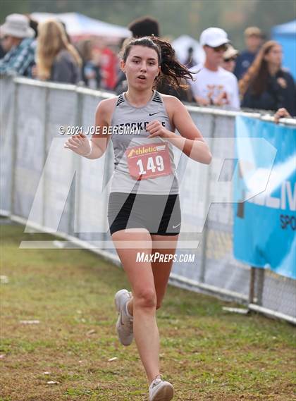 Thumbnail 2 in CIF Central Section Cross Country Championships (Girls D1 Race) photogallery.