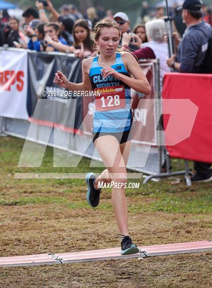 Thumbnail 2 in CIF Central Section Cross Country Championships (Girls D1 Race) photogallery.