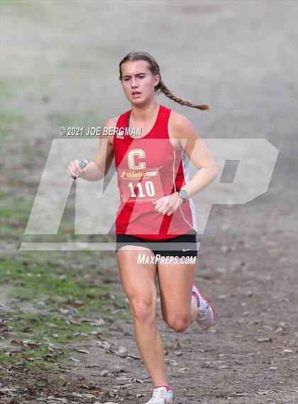 Thumbnail 1 in CIF Central Section Cross Country Championships (Girls D1 Race) photogallery.