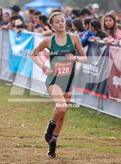 Thumbnail 2 in CIF Central Section Cross Country Championships (Girls D1 Race) photogallery.