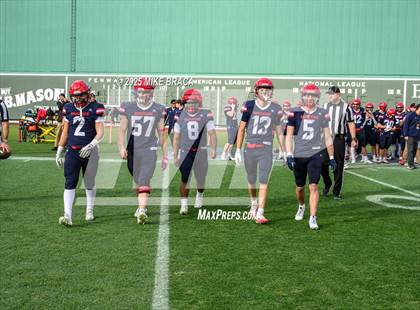 Thumbnail 1 in Newton North vs. Brookline (High School Football at Fenway) photogallery.