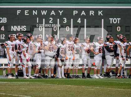 Thumbnail 3 in Newton North vs. Brookline (High School Football at Fenway) photogallery.