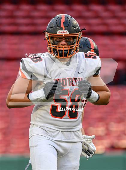 Thumbnail 2 in Newton North vs. Brookline (High School Football at Fenway) photogallery.