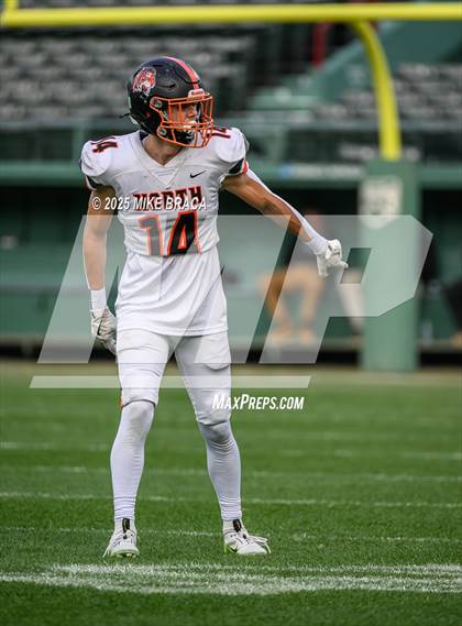 Thumbnail 2 in Newton North vs. Brookline (High School Football at Fenway) photogallery.