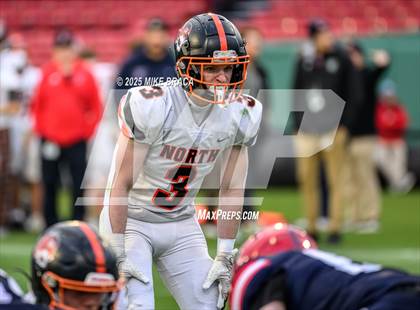 Thumbnail 2 in Newton North vs. Brookline (High School Football at Fenway) photogallery.