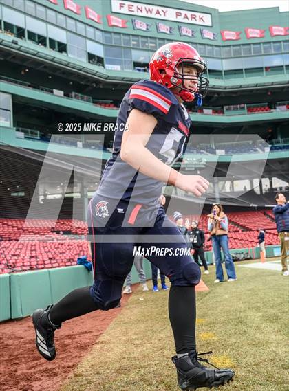 Thumbnail 2 in Newton North vs. Brookline (High School Football at Fenway) photogallery.