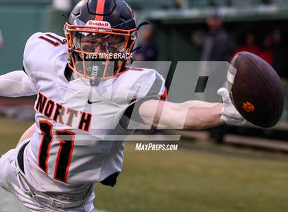 Thumbnail 1 in Newton North vs. Brookline (High School Football at Fenway) photogallery.
